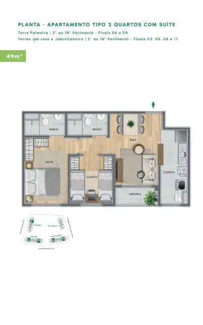 Foto do imóvel: Apartamento com 2 Quartos à Venda, 49 metros em Centro - Niterói