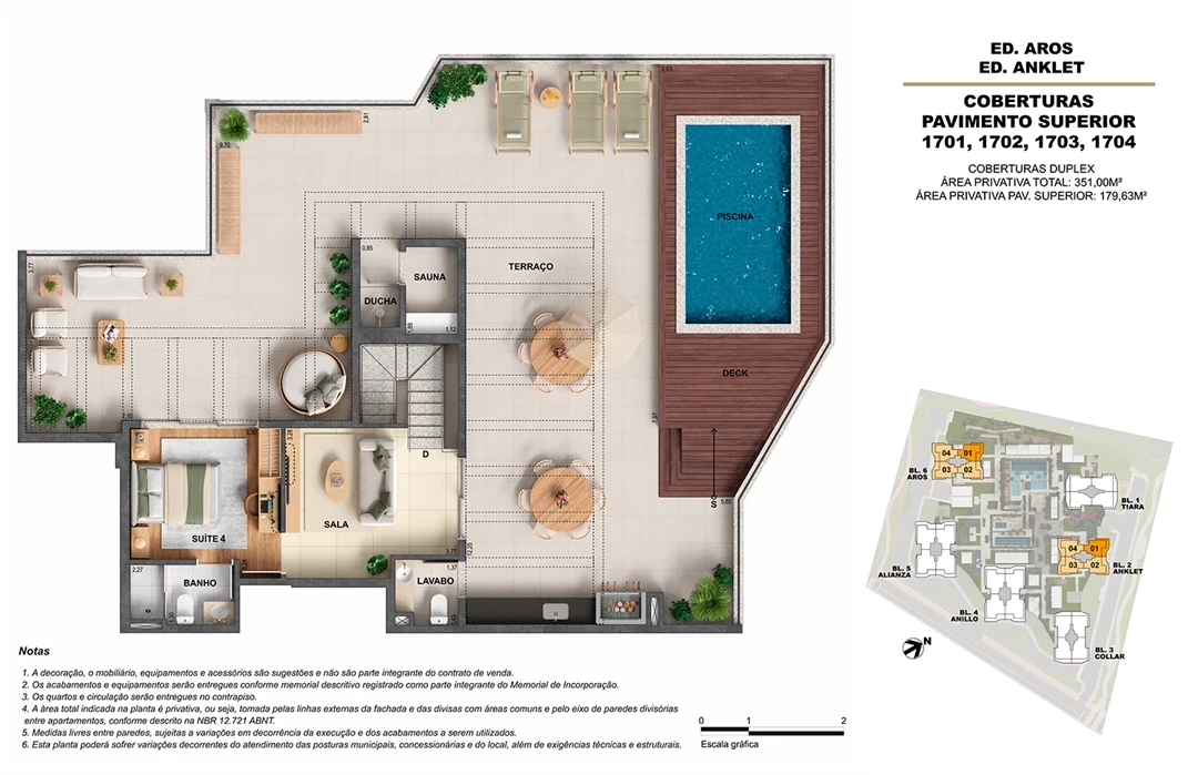 Foto do imóvel: Apartamento com 3 Quartos à Venda, 171 m² em Barra Olímpica - Rio de Janeiro