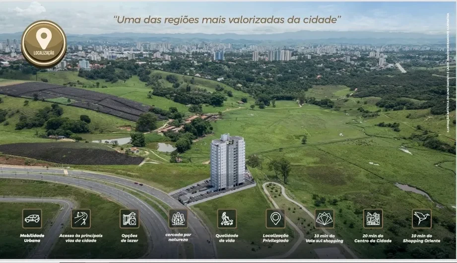 Apartamento com 3 Quartos à Venda, 70 m² em Condomínio Recanto da Baronesa - São José dos Campos