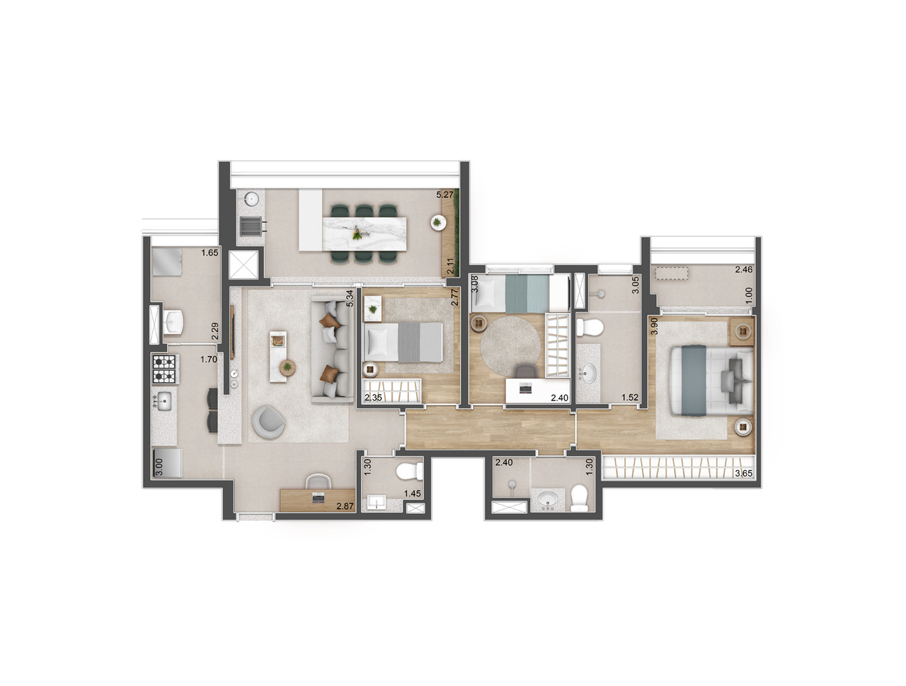 Imagem Apartamento com 3 Quartos à Venda, 95 m² em Santo Amaro - São Paulo
