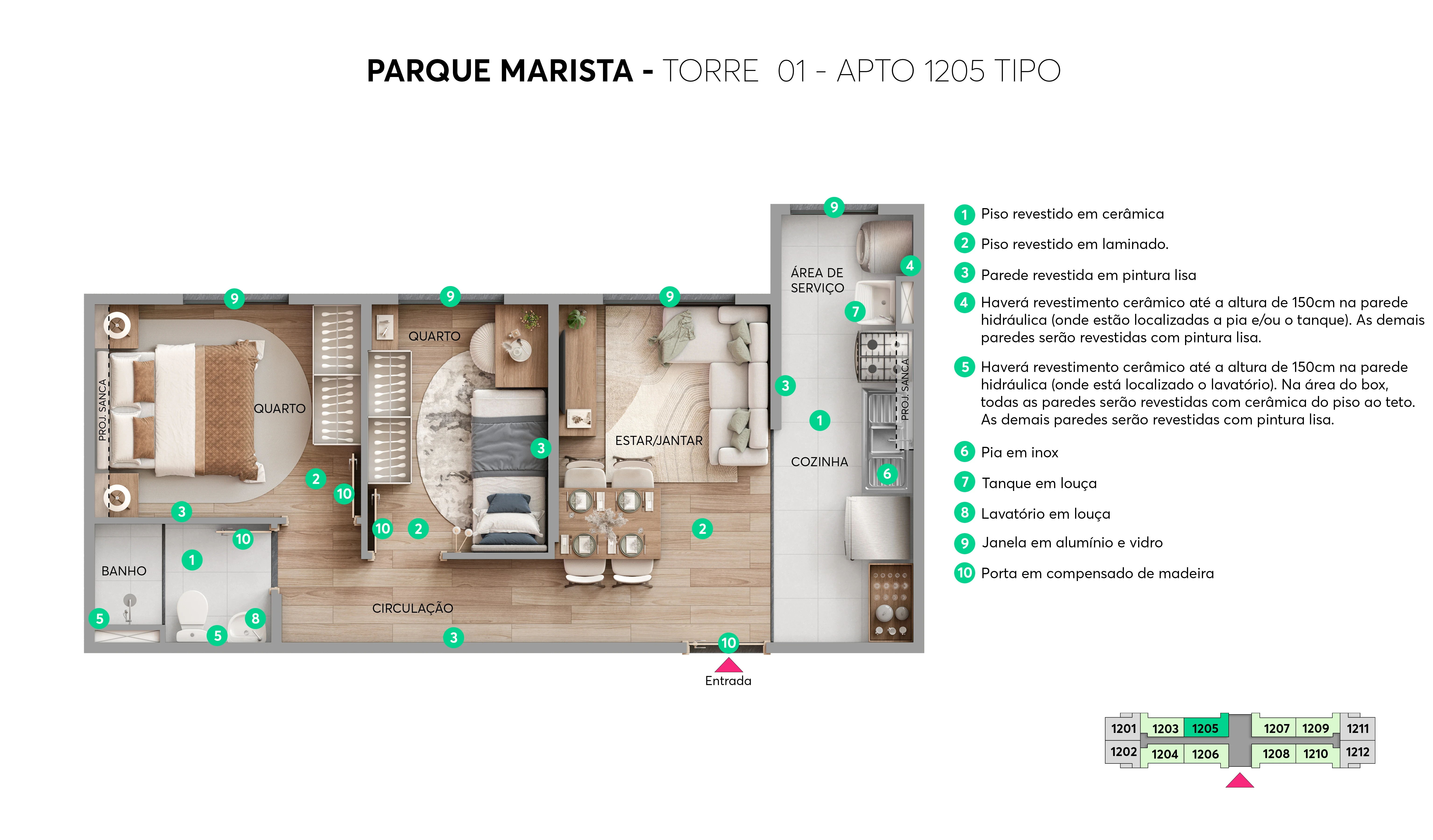 Imagem Apartamento com 2 Quartos à Venda, 40 m² em Centro - Fortaleza