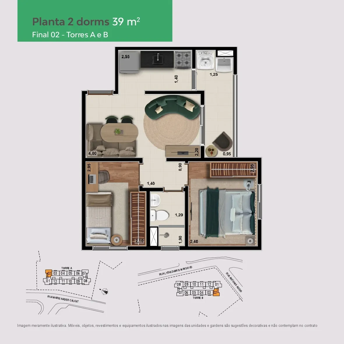 Imagem Apartamento com 2 Quartos à Venda, 34 metros em Jardim Ampliação - São Paulo
