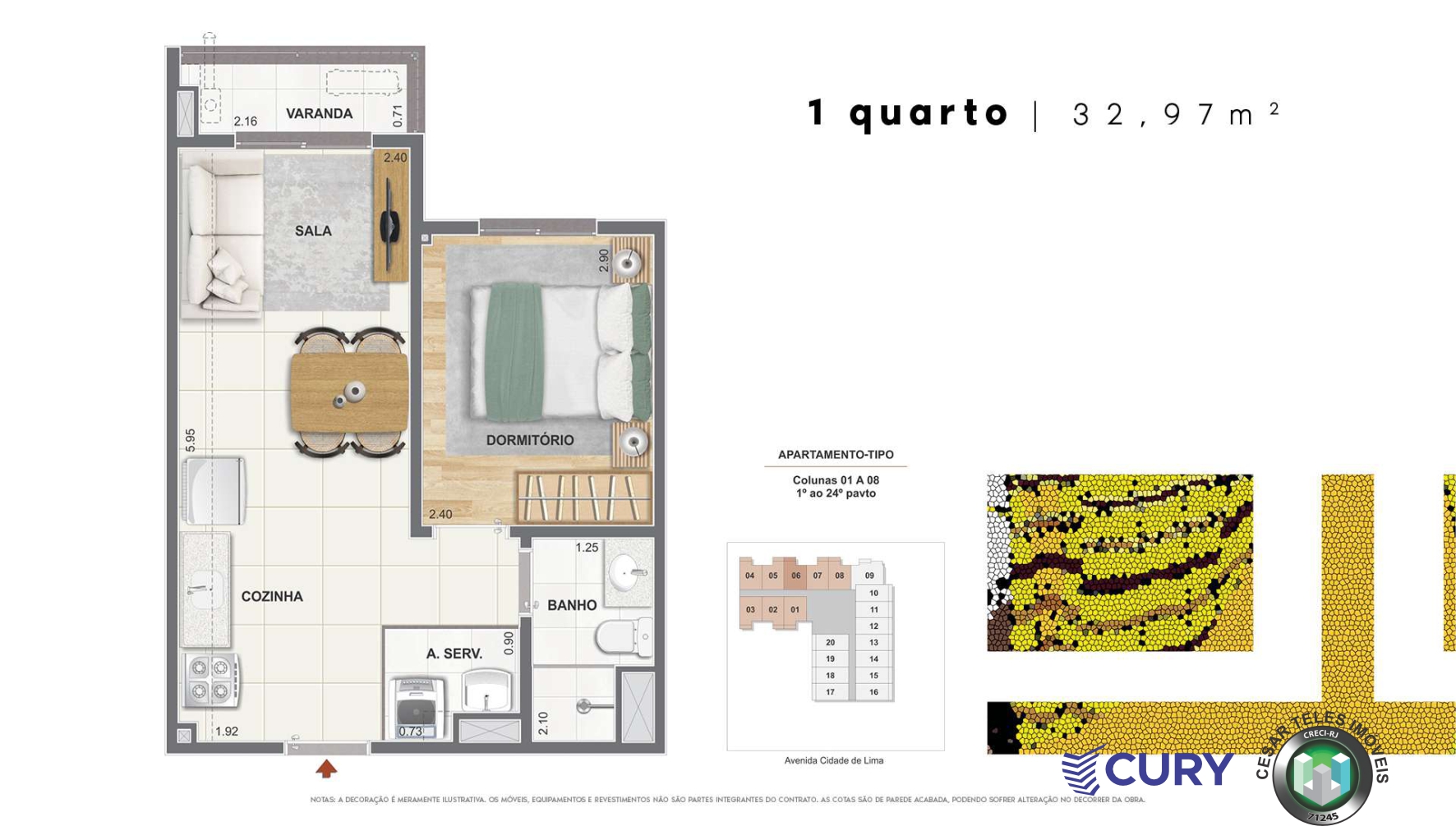 Imagem Edifício Residencial com 2 Quartos à Venda, 40 m² em Santo Cristo - Rio de Janeiro