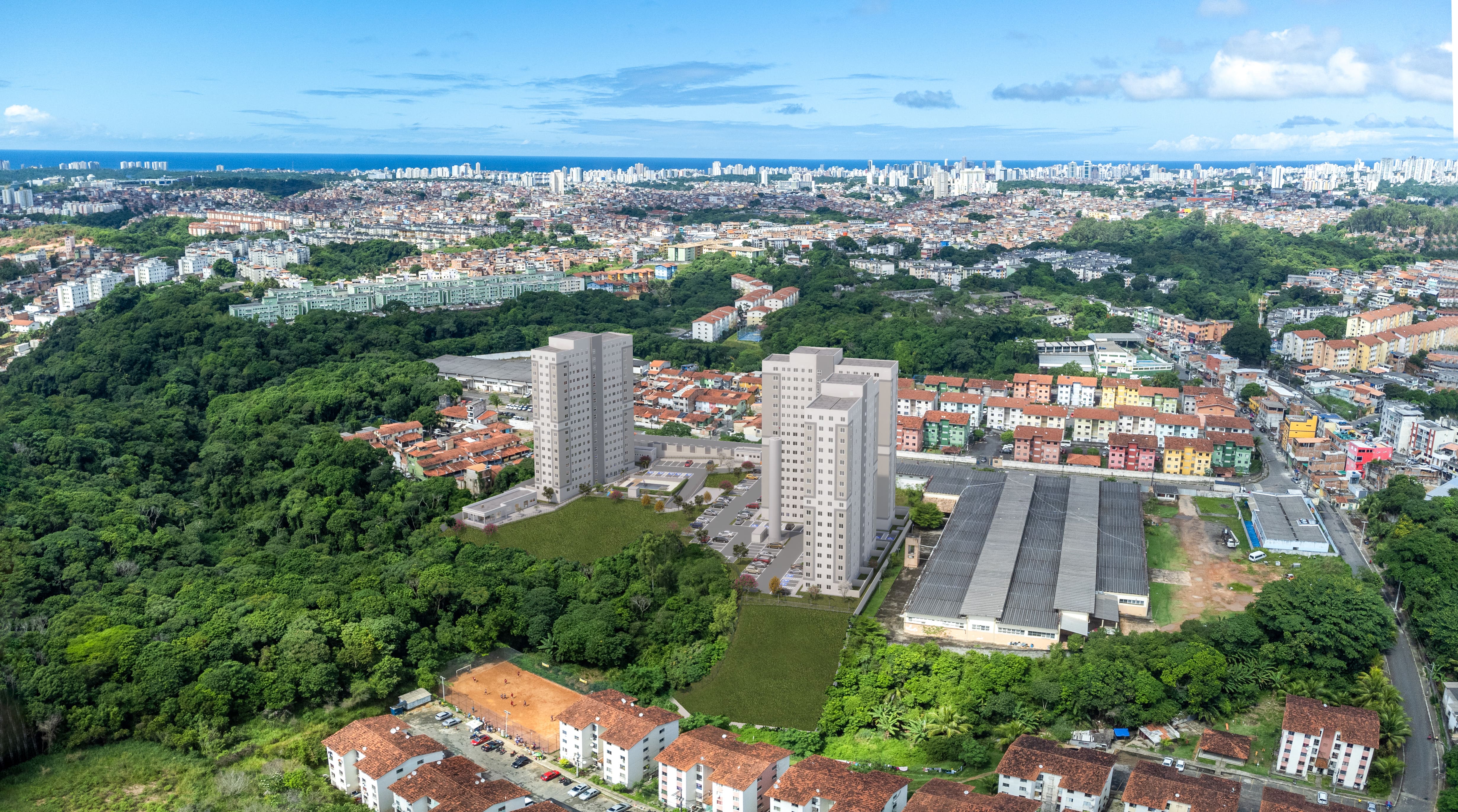 Imagem Apartamento com 2 Quartos à Venda, 36 m² em Mata Escura - Salvador