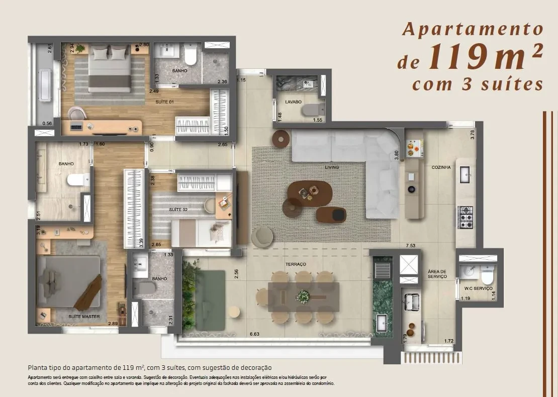 Imagem Apartamento com 3 Quartos à Venda, 119 m² em Bosque da Saúde - São Paulo