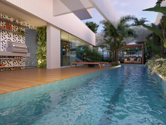 Imagem Flat com 1 Quarto à Venda, 34 m² em Casa Forte - Recife