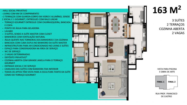 Imagem Apartamento com 3 Quartos à Venda, 163 m² em Vila Clementino - São Paulo