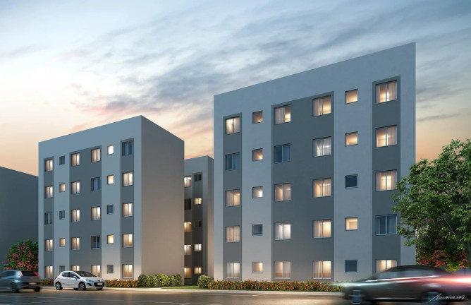 Imagem Apartamento com 2 Quartos à Venda, 44 m² em Campo Grande - Rio de Janeiro