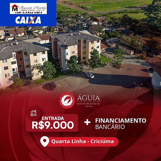 Imagem Apartamento com 2 Quartos à Venda, 49 m² em Quarta Linha - Criciúma