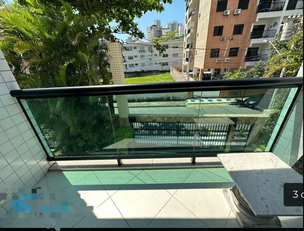 Imagem Apartamento com 3 Quartos para Alugar, 150 m² em Tombo - Guarujá
