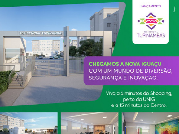 Imagem Apartamento com 2 Quartos à Venda, 44 m² em Centro - Nova Iguaçu