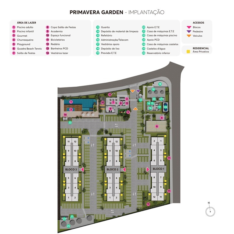 Imagem Apartamento com 2 Quartos à Venda, 41 m² em Jardim Primavera - Duque de Caxias
