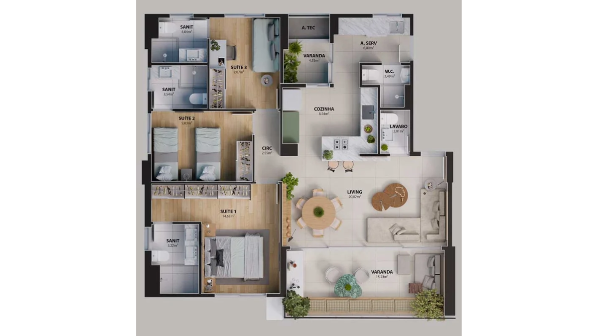 Imagem Apartamento com 3 Quartos à Venda, 107 m²em Horto Florestal - Salvador
