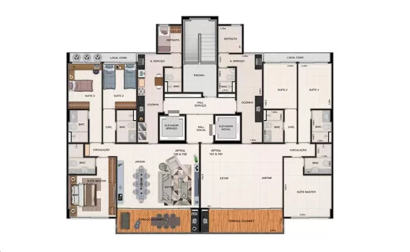 Imagem Apartamento com 3 Quartos à Venda, 122 m² em Casa Forte - Recife