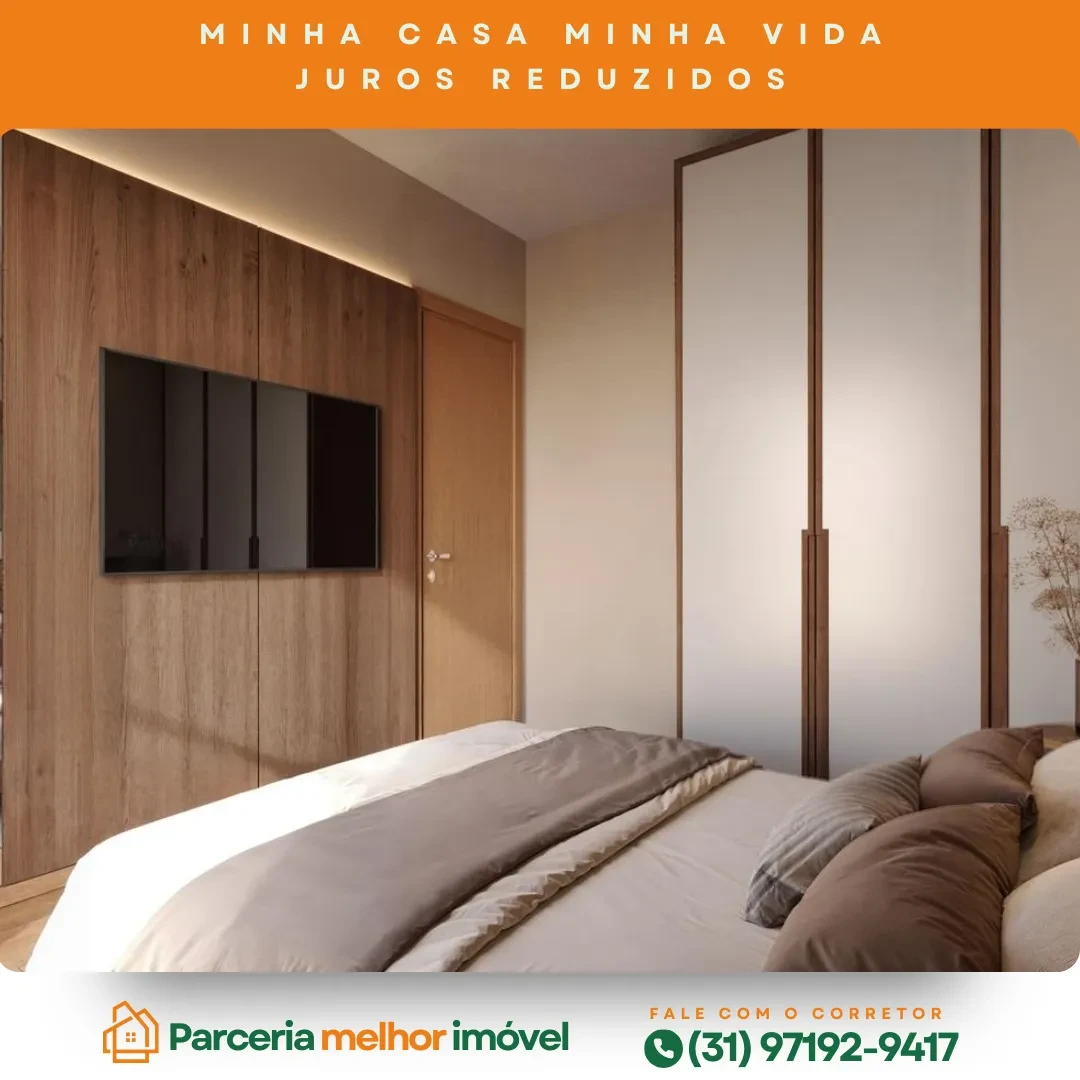 Imagem Apartamento com 2 Quartos à Venda, 42 m² em Perobas - Contagem