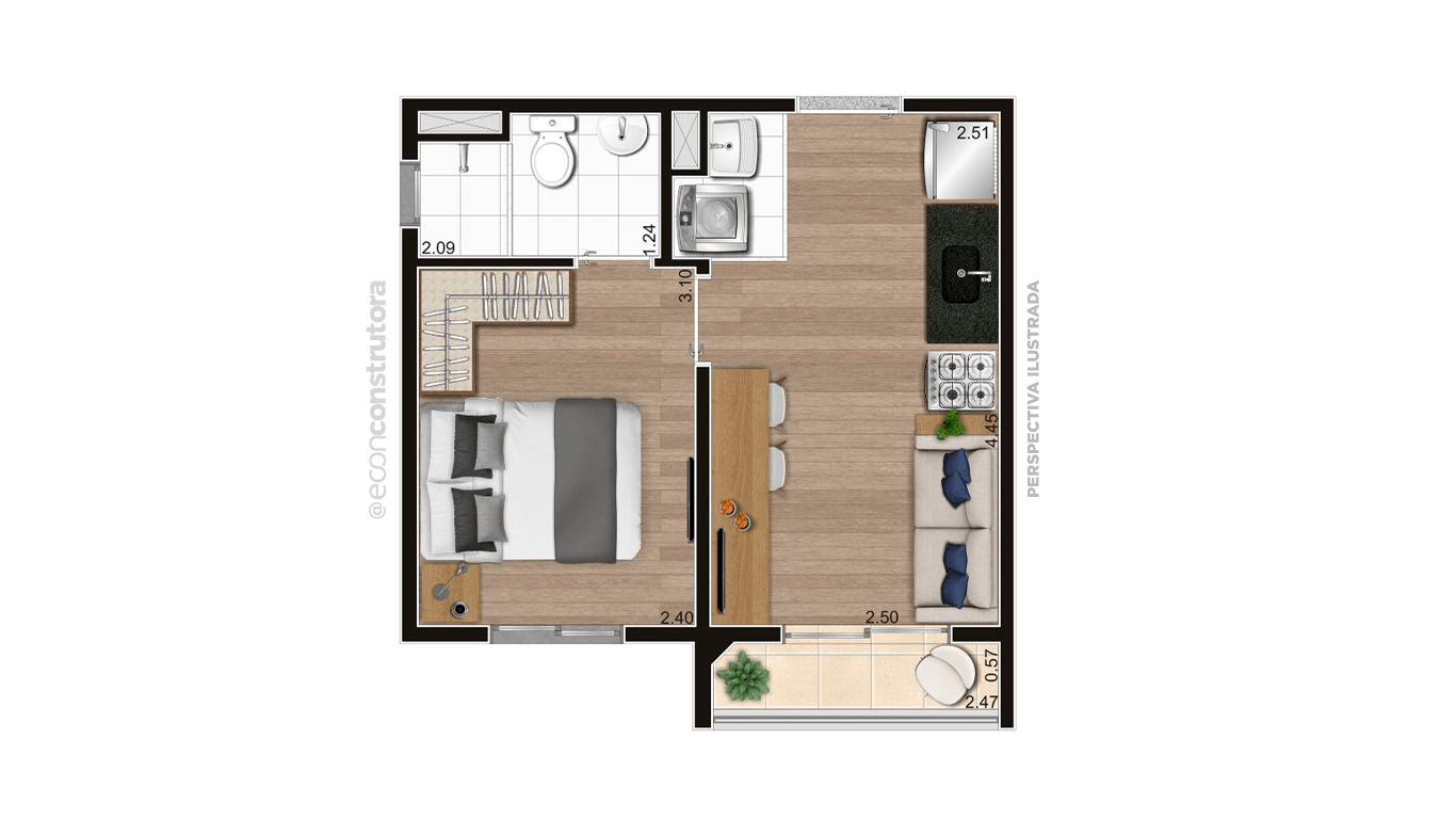 Imagem Apartamento com 1 Quarto à Venda, 27 m²em Parada XV de Novembro - São Paulo