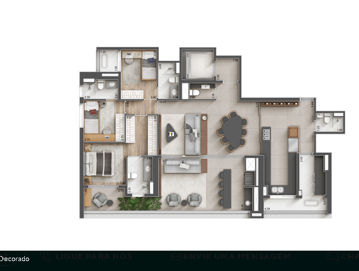 Foto do imóvel: Apartamento com 4 Quartos à Venda, 157 m² em Mooca - São Paulo