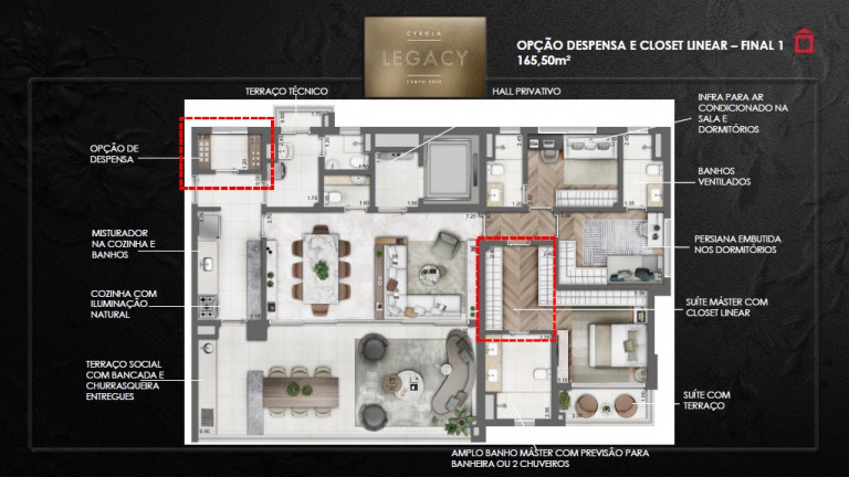 Imagem Apartamento com 3 Quartos à Venda, 166 m² em Brooklin Paulista - São Paulo