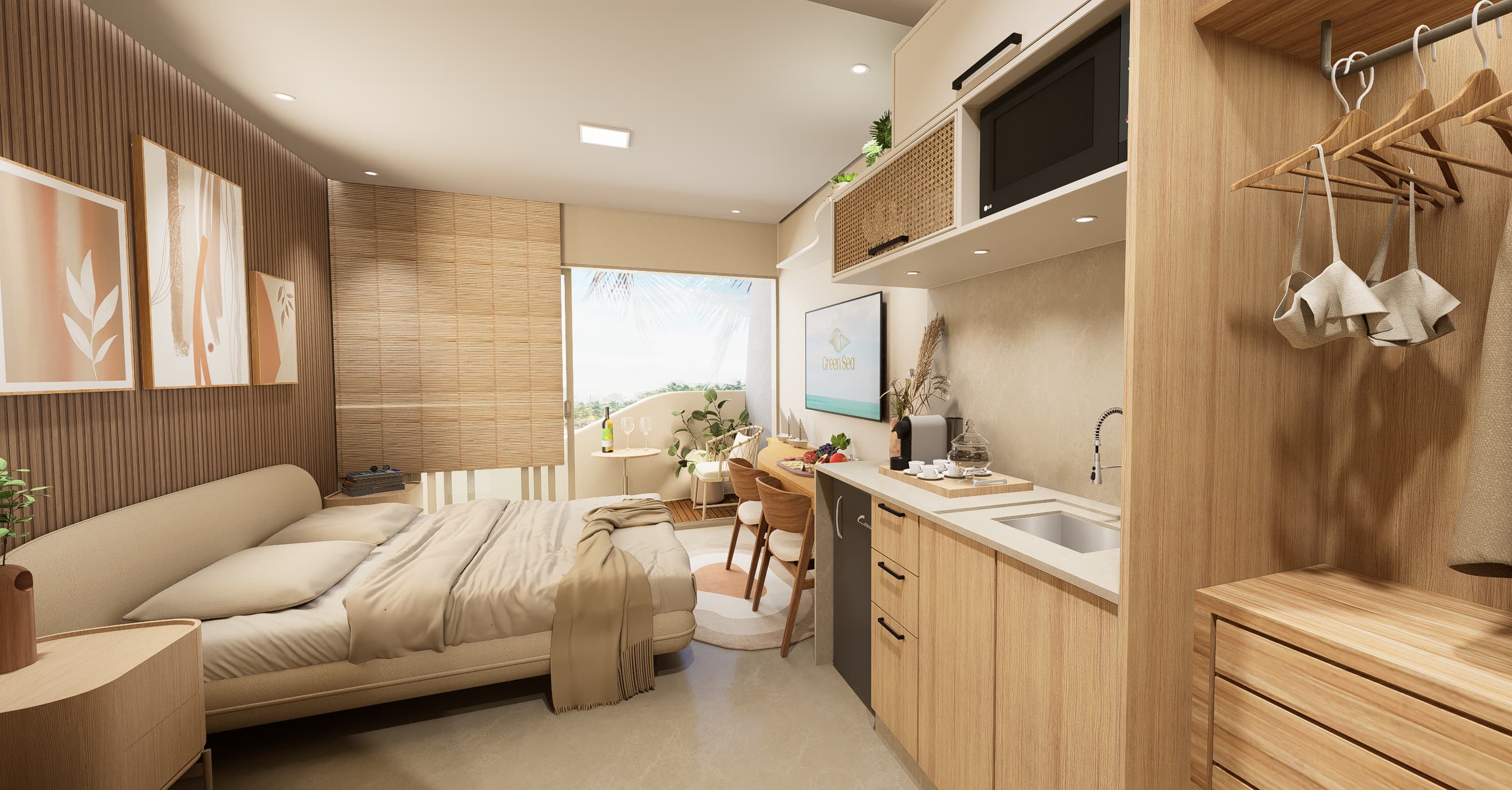 Foto do imóvel: Flat com 1 Quarto à Venda, 22 m² em Centro - Tamandaré