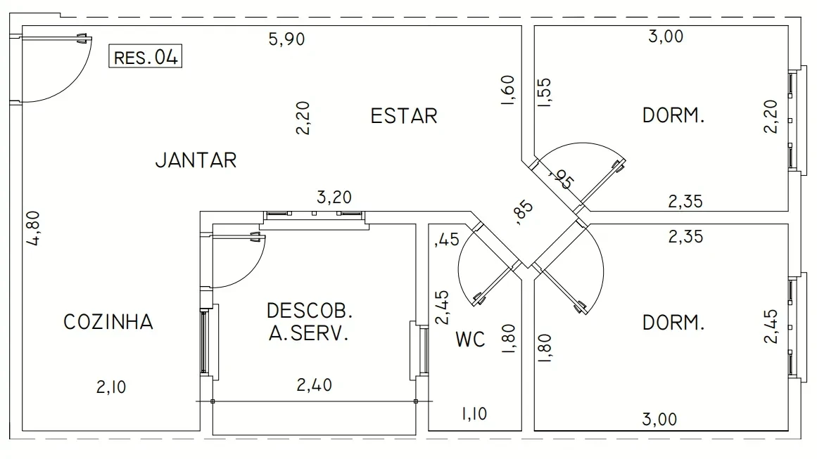 Imagem Apartamento com 2 Quartos à Venda, 46 m² em Vila Assunção - Santo André