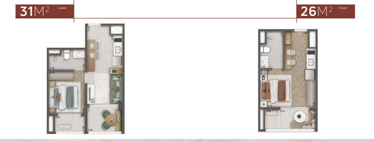 Imagem Apartamento com 1 Quarto à Venda, 44 m² em Jardim das Acácias - São Paulo