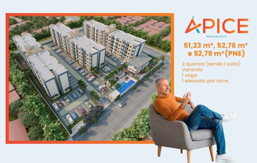 Imagem Apartamento com 2 Quartos à Venda, 52 m² em Messejana - Fortaleza
