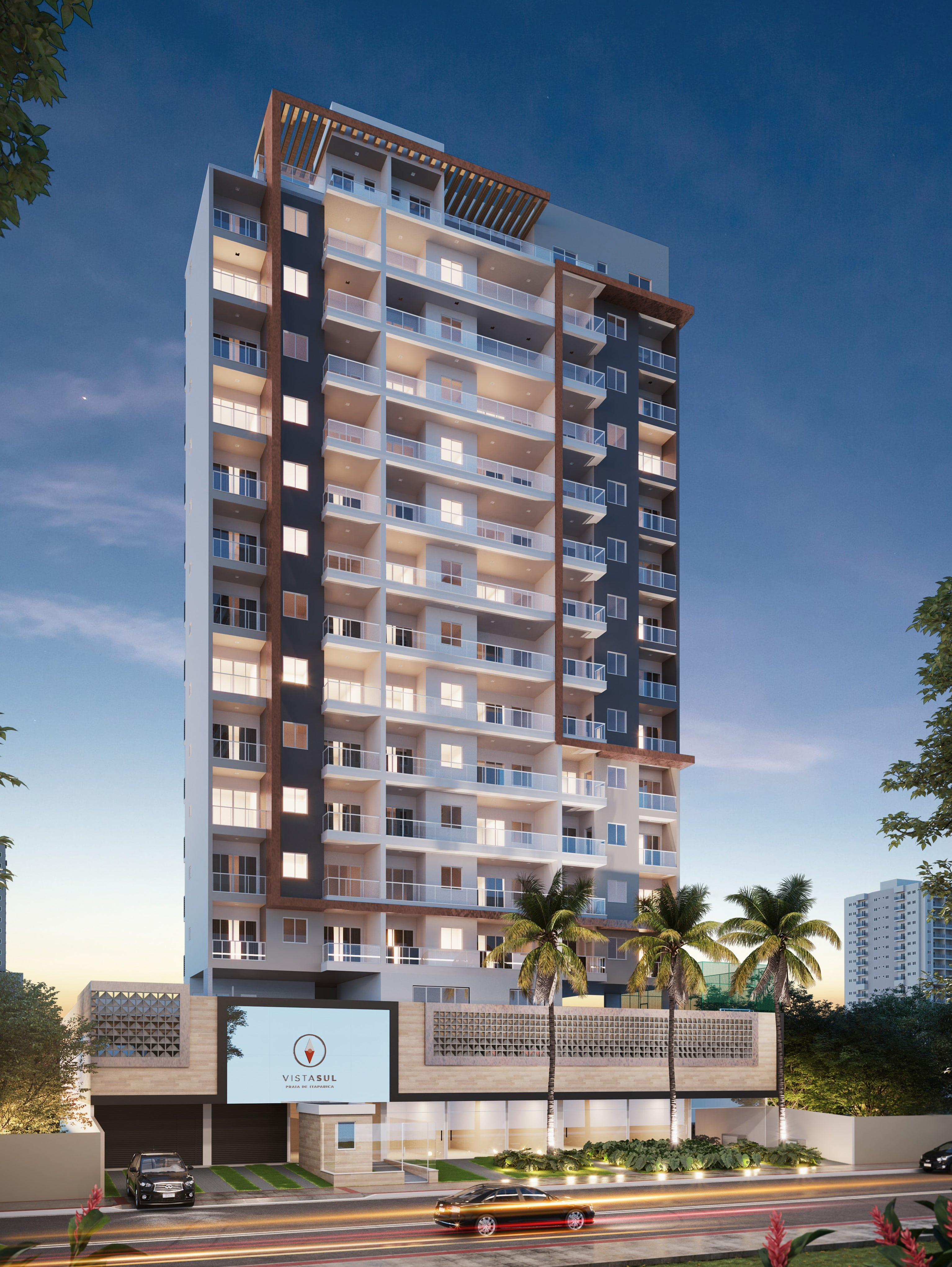 Apartamento com 2 Quartos à Venda, 64 m² em Praia de Itaparica - Vila Velha