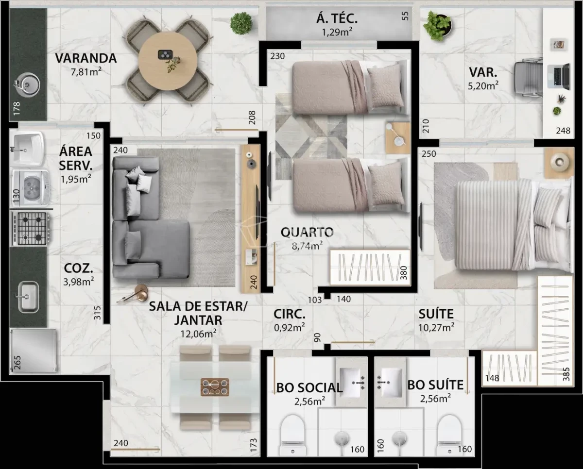 Imagem Apartamento com 2 Quartos à Venda, 171 m² em Praia de Itaparica - Vila Velha Imagem Apartamento com 2 Quartos à Venda, 171 m² em Praia de Itaparica - Vila Velha