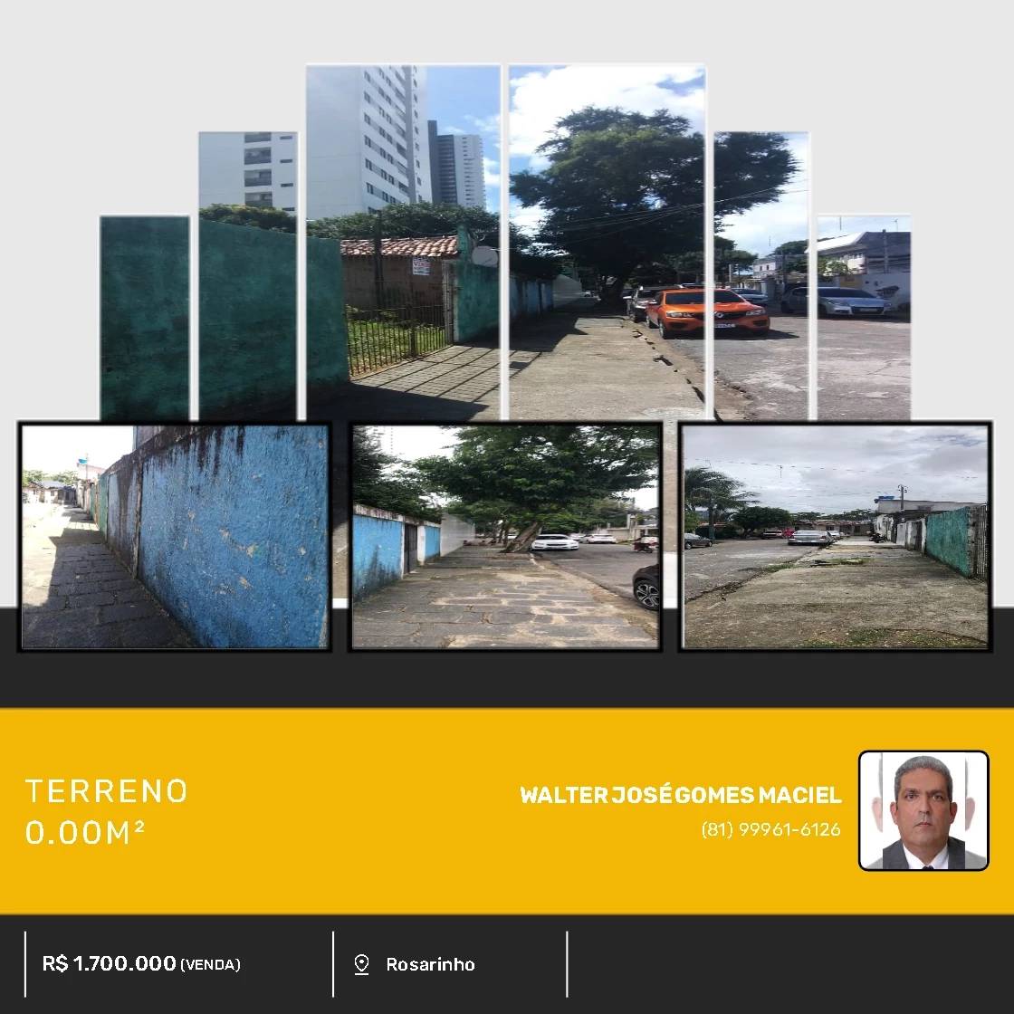 Imagem Terreno à Venda, 1.000 m² em Rosarinho - Recife