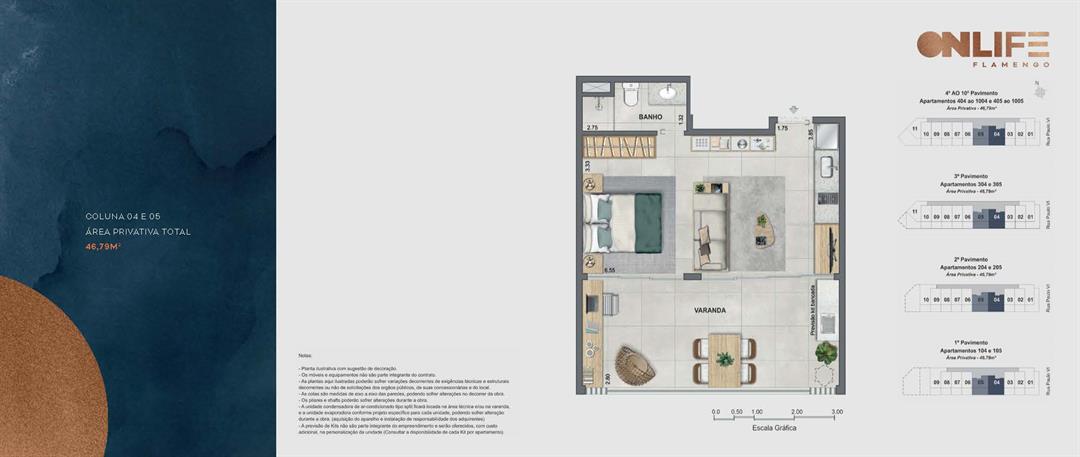 Imagem Studio com 1 Quarto à Venda, 39 m² em Flamengo - Rio de Janeiro