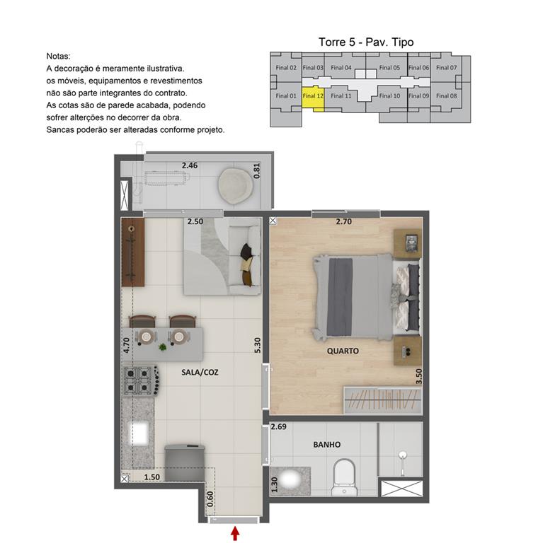 Foto do imóvel: Apartamento com 2 Quartos à Venda, 56 m²em Barra Olímpica - Rio de Janeiro