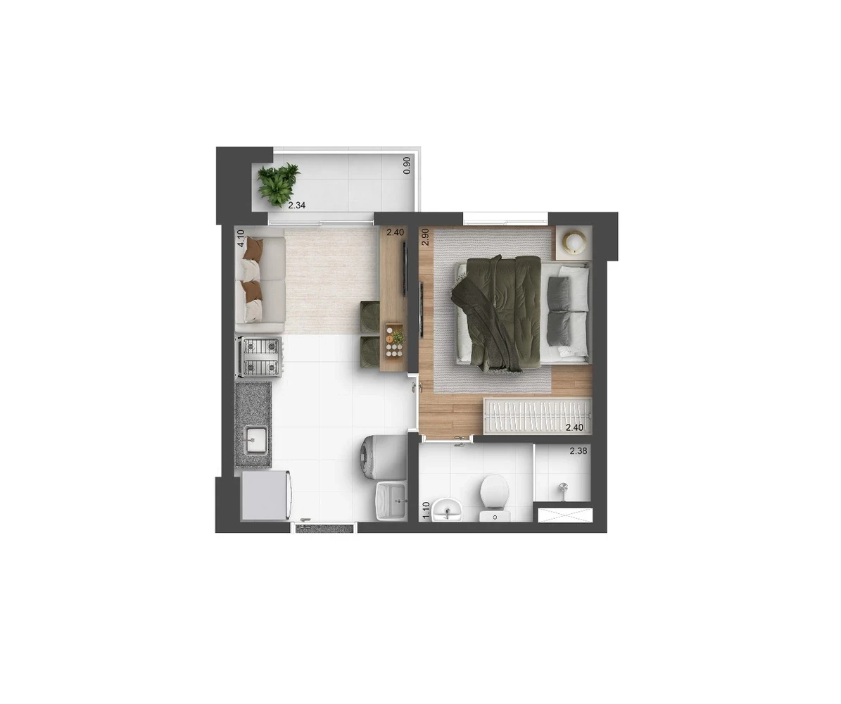 Imagem Apartamento à Venda, 38 m² em Butantã - São Paulo