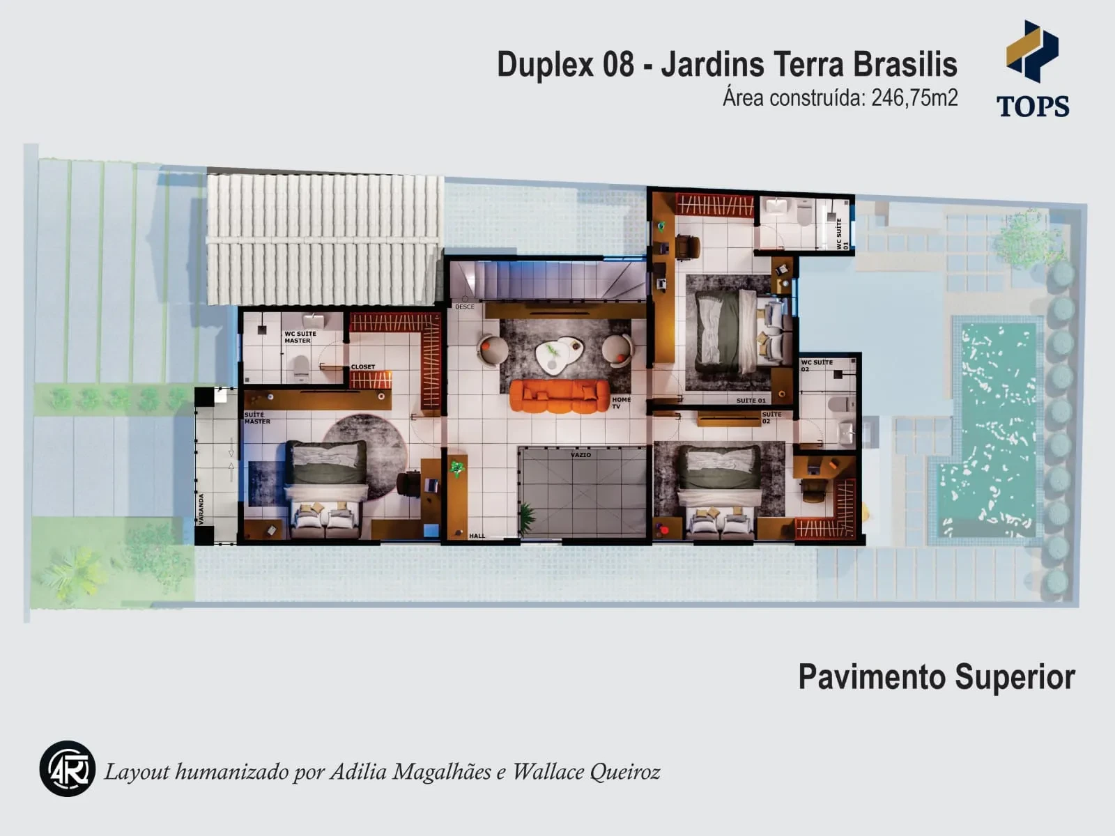 Imagem Casa de Condomínio com 3 Quartos à Venda, 246 m² em Aquiraz - Aquiraz