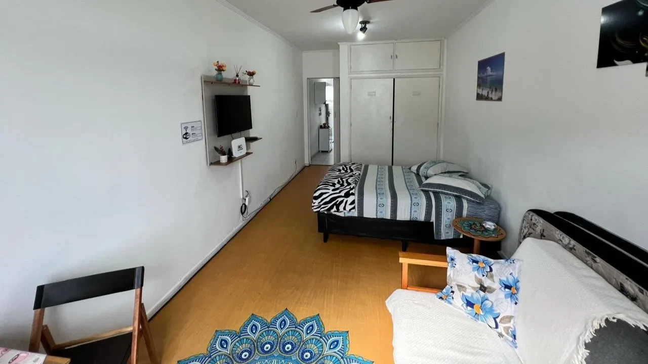 Imagem Apartamento com 1 Quarto à Venda, 33 m² em Itararé - São Vicente