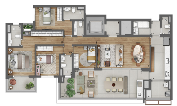 Imagem Apartamento com 4 Quartos à Venda, 167 m²em Vila Romana - São Paulo