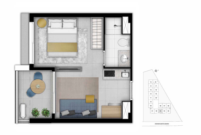 Imagem Apartamento com 1 Quarto à Venda, 27 m² em Vila Nova Conceição - São Paulo