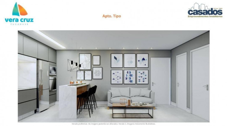Imagem Apartamento com 2 Quartos à Venda, 43 m² em Vila Gustavo - São Paulo