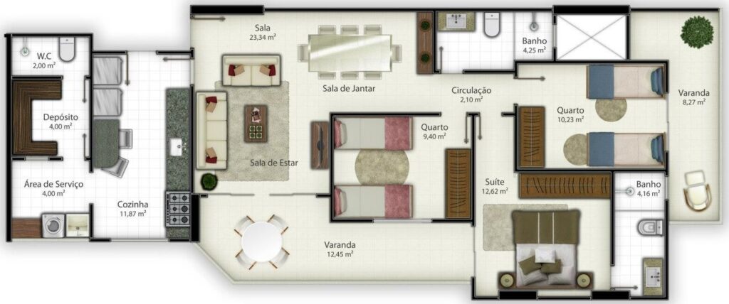 Imagem Apartamento com 3 Quartos à Venda, 125 m² em Praia da Costa - Vila Velha