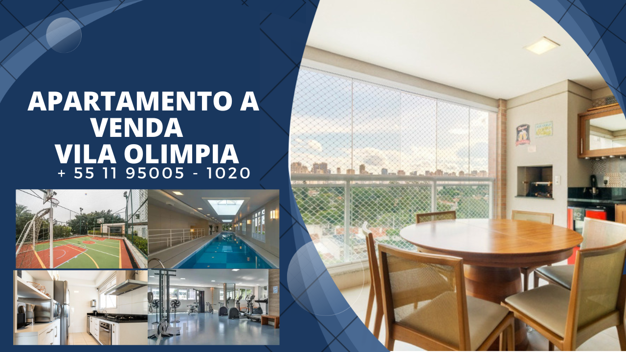 Apartamento com 3 Quartos à Venda, 109 m²em Vila Olímpia - São Paulo