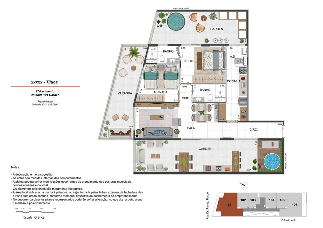 Foto do imóvel: Studio com 1 Quarto à Venda, 34 m² em Tijuca - Rio de Janeiro