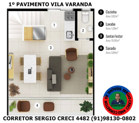Imagem Casa com 2 Quartos à Venda, 98 m² em Atalaia - Ananindeua