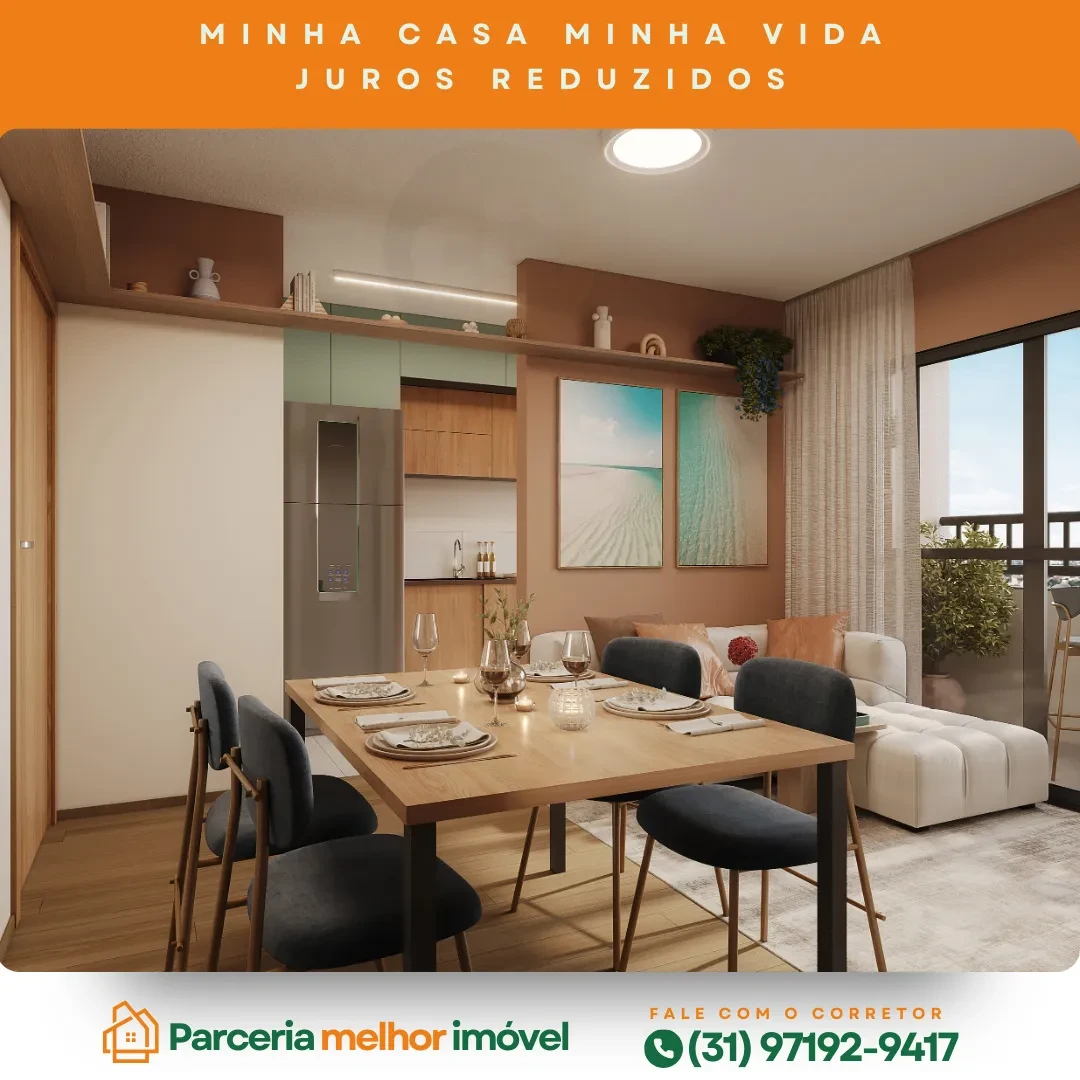 Imagem Apartamento com 2 Quartos à Venda, 46 m² em Brasiléia - Betim