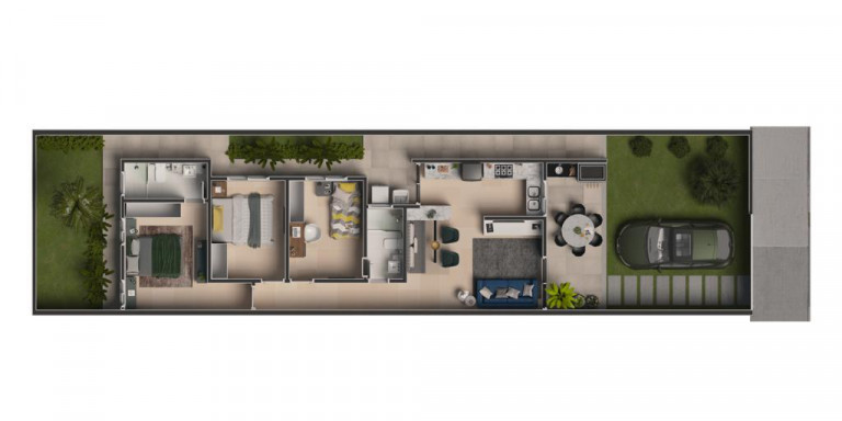 Foto do imóvel: Casa de Condomínio com 3 Quartos à Venda, 83 m² em Jardim Canaã - Aquiraz