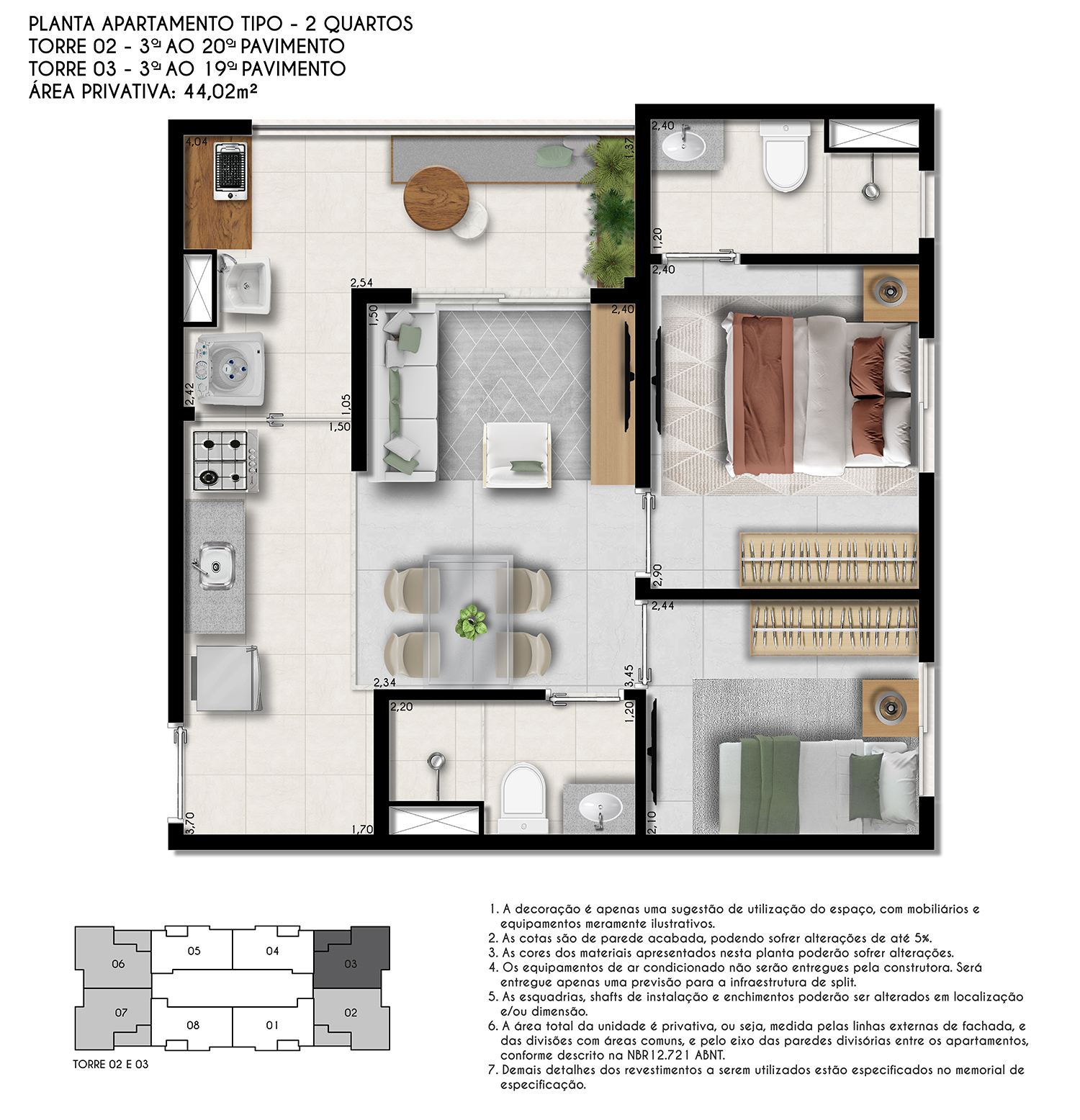 Imagem Apartamento com 2 Quartos à Venda, 44 m² em Água Branca - São Paulo