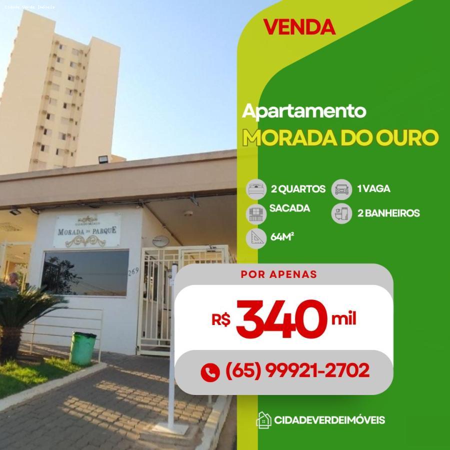 Apartamento com 2 Quartos à Venda, 60 m²em Morada do Ouro - Cuiabá