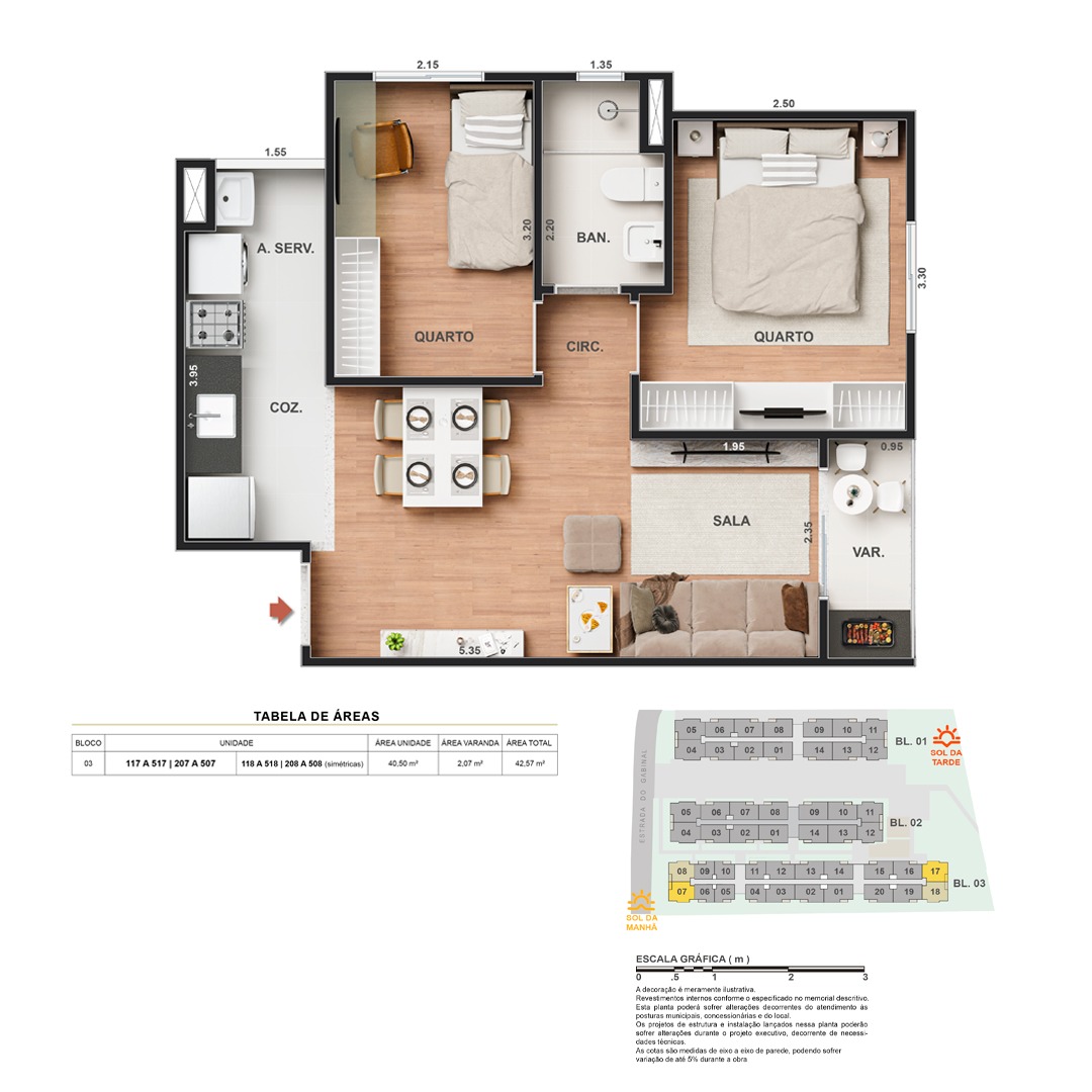 Imagem Apartamento com 2 Quartos à Venda, 44 m² em Freguesia (Jacarepaguá) - Rio de Janeiro