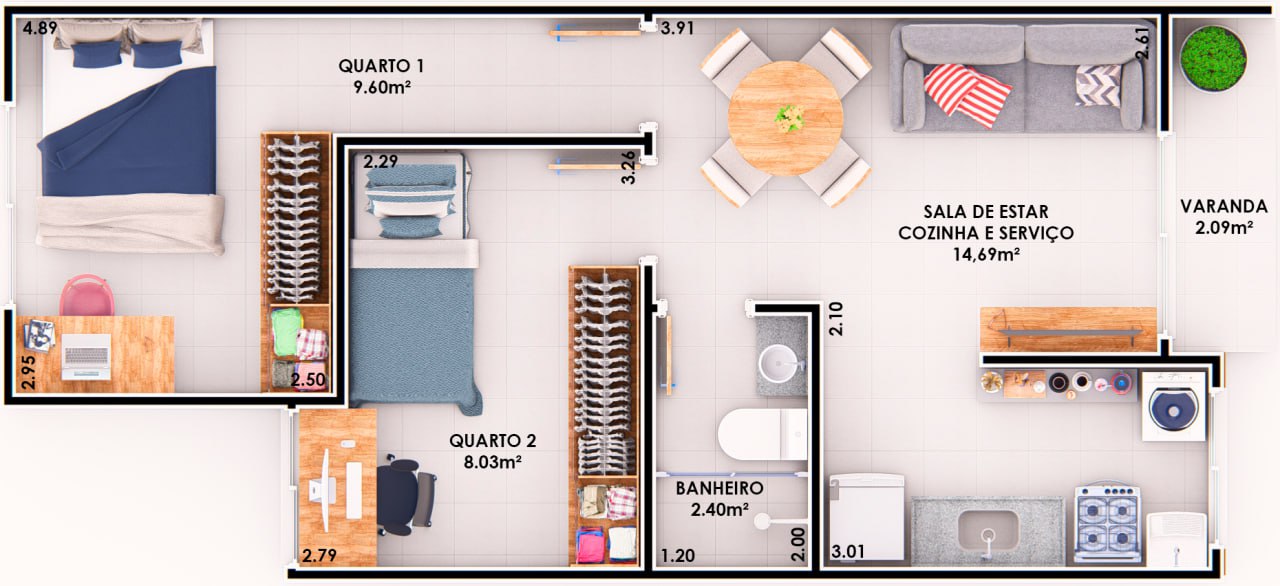 Imagem Casa com 2 Quartos à Venda, 4.890 m² em Centro - Queimados