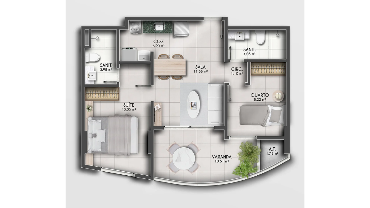 Imagem Apartamento com 3 Quartos à Venda, 61 m²em Horto Florestal - Salvador
