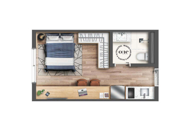 Apartamento com 1 Quarto à Venda, 26 m² em Butantã - São Paulo