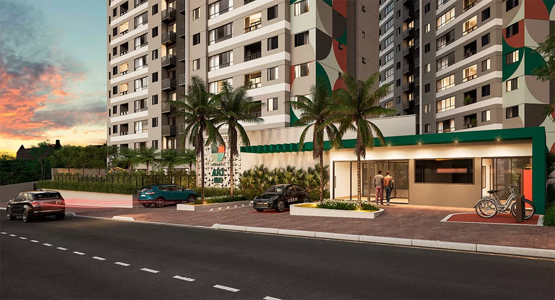 Imagem Apartamento com 2 Quartos à Venda, 55 m²em Vila Rosa - Goiânia
